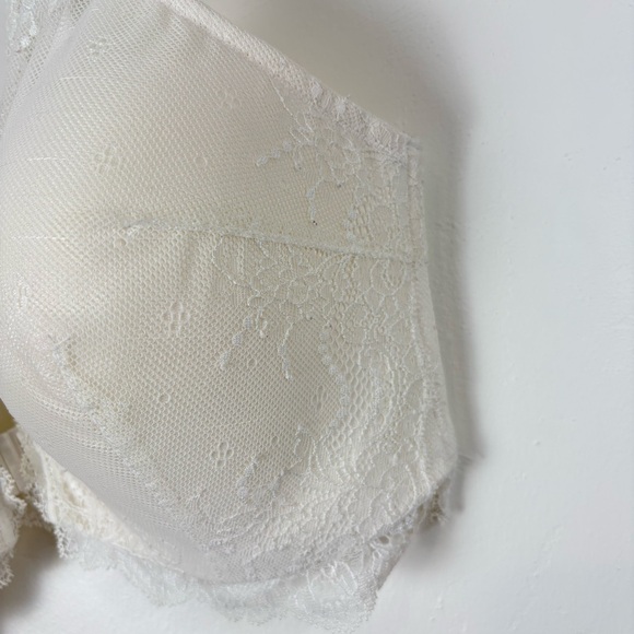SPANX Four Play Ivory Lace Bralette Size Large Front Closure - Picture 2 of 6